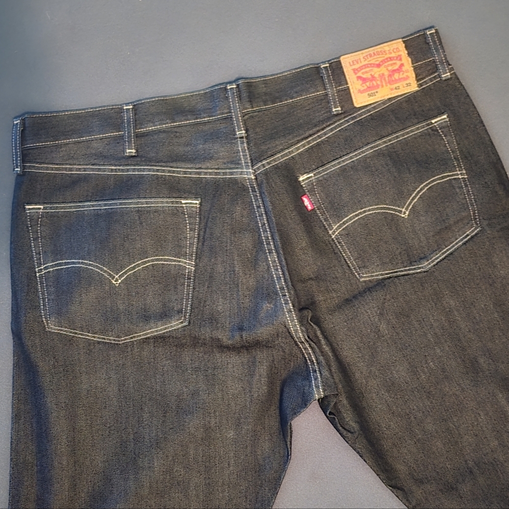 Levi's 501 Men's Dimensional Rigid Jeans 42x32